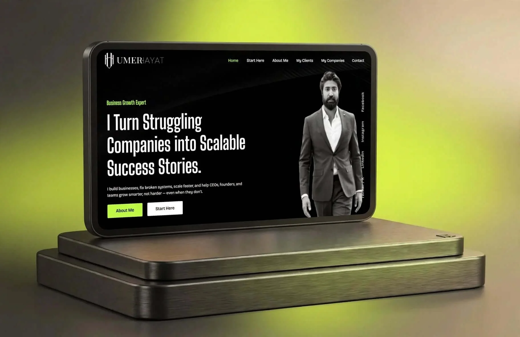 UmerHayat.com case study